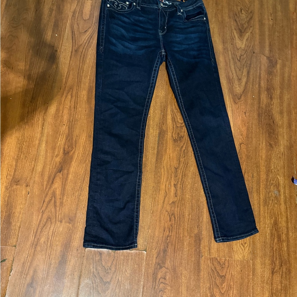 Rock Revival Dark Blue Skinny Jeans